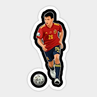 Pedri Moves The Ball Sticker